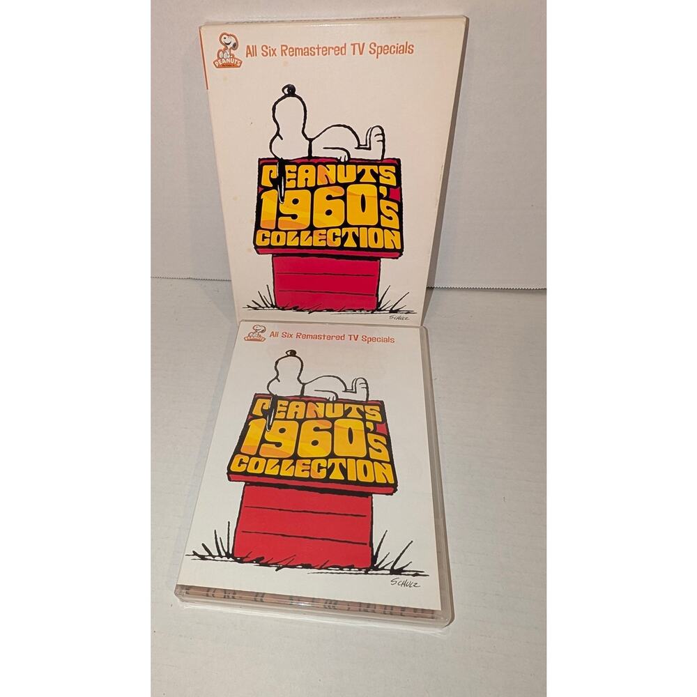 Peanuts 1960’s Collection 2 DVDs w/ 6 Remastered TV Special Charlie Brown Snoopy